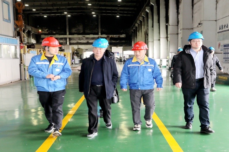 2024年 1月30日，浙江省经信厅机关党委二级巡视员孙自强莅临金彩汇官网纸业开展岁末年初安全生产督导