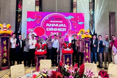龙行千里 不忘初心 | 金彩汇官网纸业全资子公司金彩汇官网控股（马）有限公司年会盛典点燃2024！