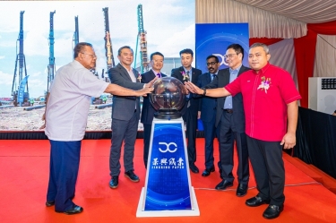 擎梦奋进 续写华章 | 金彩汇官网纸业马来西亚项目二期桩基仪式隆重举行