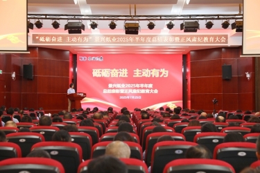 砥砺奋进 主动有为 | 金彩汇官网纸业2025年半年度总结表彰暨正风肃纪教育大会隆重召开